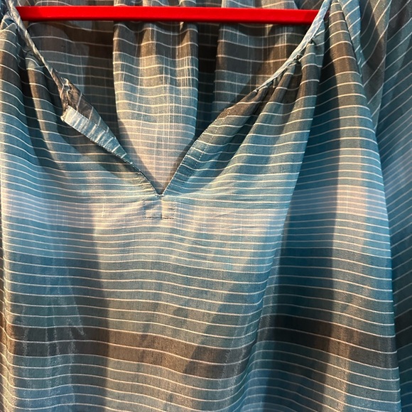 Zac & Rachel 2x blue striped blouse - Picture 4 of 6